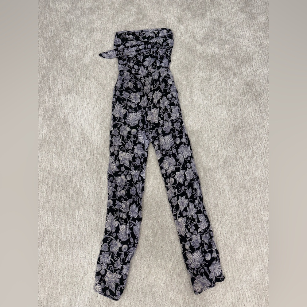 Flynn Skye Black and White Floral Jumpsuit - Picture 5 of 5